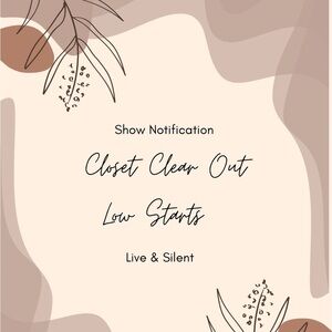 Live & Silent Show Notification!